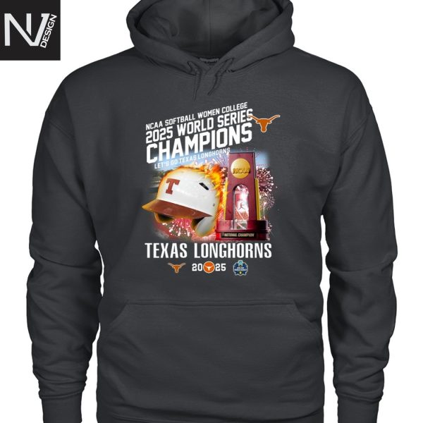 Texas Longhorns Softball NCAA National Women College World Series 2025 Champions Signature Unisex T-Shirt