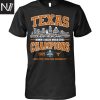 Texas Longhorns Women College World Series Champions 2025 Unisex T-Shirt