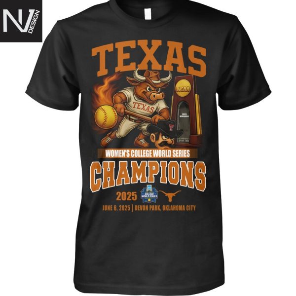 Texas Longhorns Women College World Series Champions 2025 Unisex T-Shirt