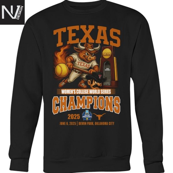 Texas Longhorns Women College World Series Champions 2025 Unisex T-Shirt