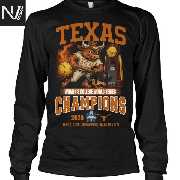 Texas Longhorns Women College World Series Champions 2025 Unisex T-Shirt