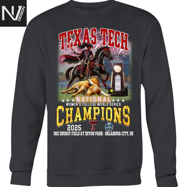 Texas Tech Red Raiders National Women College World Series Champions 2025 Unisex T-Shirt