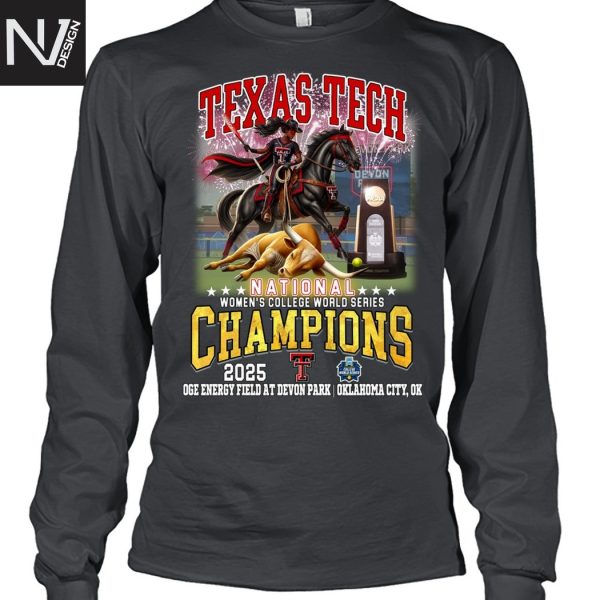 Texas Tech Red Raiders National Women College World Series Champions 2025 Unisex T-Shirt