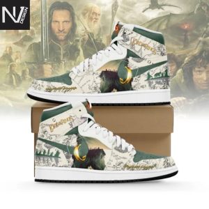 The Lord Of The Rings Air Jordan 1 High Top