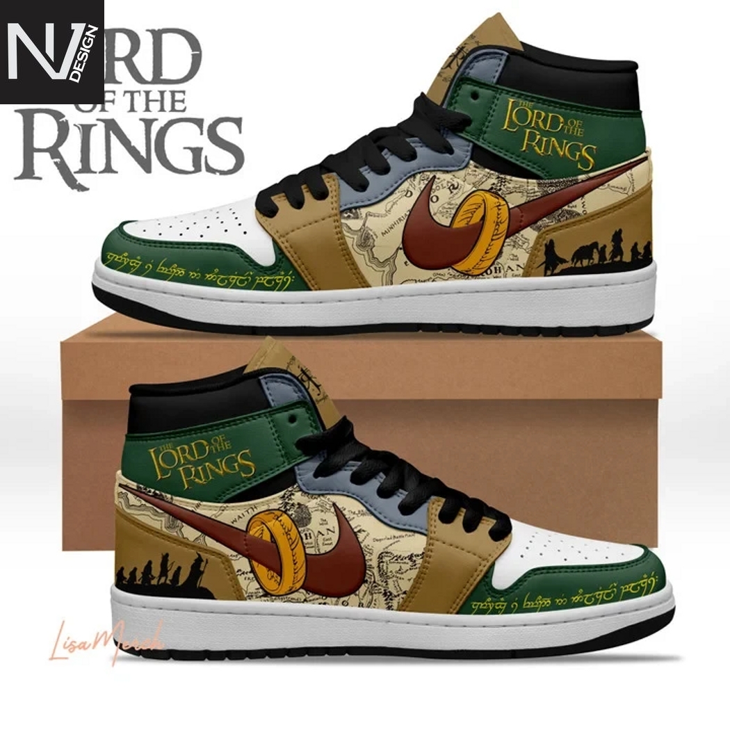 The Lord Of The Rings Special Air Jordan 1 High Top The Lord Of The Rings Special Air Jordan 1 High Top