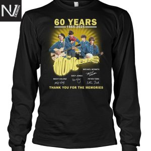 The Monkees 60 Years 1965-2025 Signature Thank You For The Memories Unisex T-Shirt