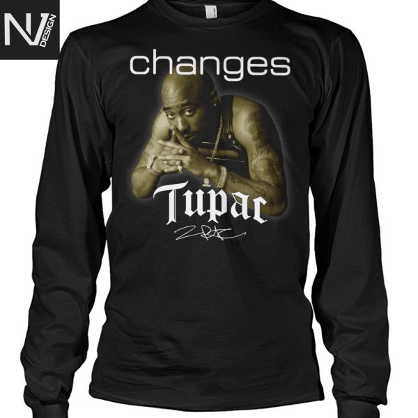 Tupac Shakur Changes Signature Unisex T-Shirt