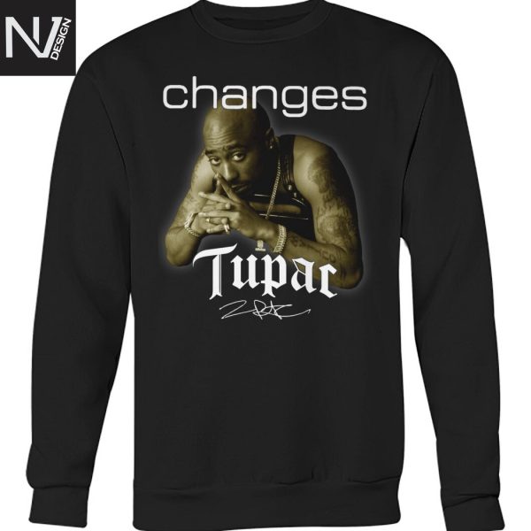 Tupac Shakur Changes Signature Unisex T-Shirt
