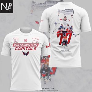 Washington Capitals Thank You T.J. Oshie 3D T-Shirt
