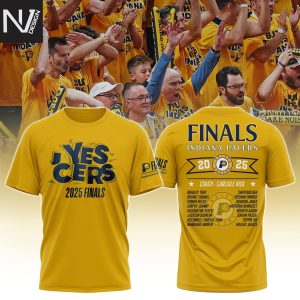 YES CERS Indiana Pacers Final 2025 3D T-Shirt