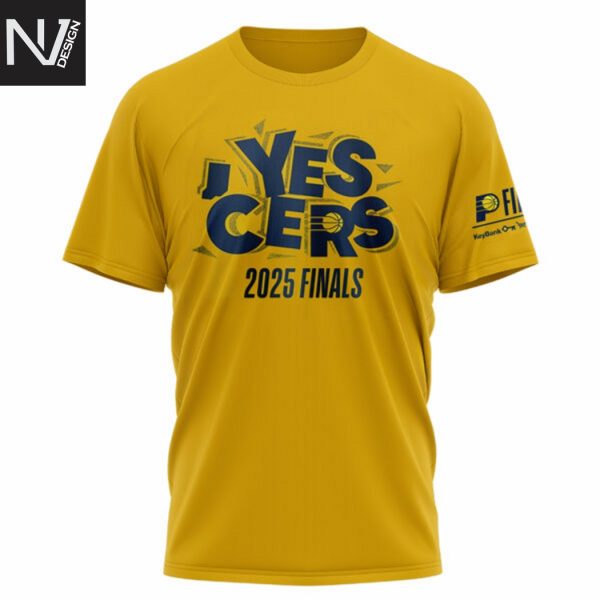 YES CERS Indiana Pacers Final 2025 3D T-Shirt