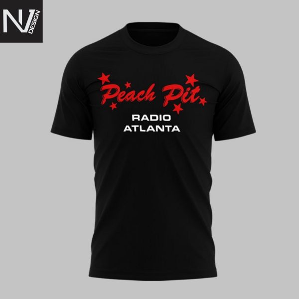 2025 Beyonce Cowboy Carter Tour Peach Pit Radio Atlanta 3D T-Shirt
