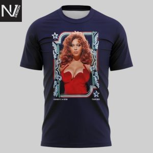 2025 Beyonce Cowboy Carter Tour x Las Vegas 3D T-Shirt – Blue