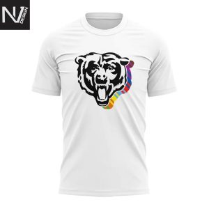 2025 Celebrate Pride Chicago Bears 3D T-Shirt