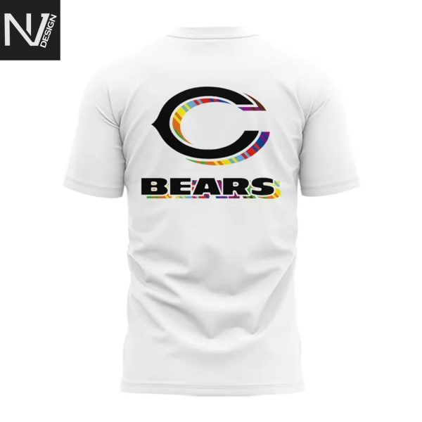 2025 Celebrate Pride Chicago Bears 3D T-Shirt