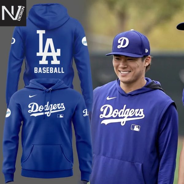 2025 Los Angeles Dodgers Blue Hoodie