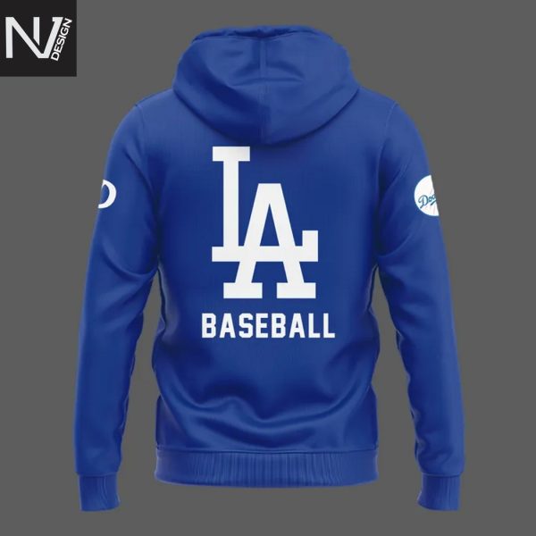 2025 Los Angeles Dodgers Blue Hoodie