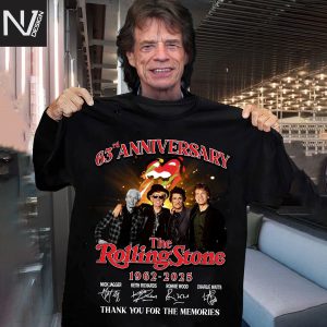 63rd Anniversary The Rolling Stones 1962-2025 Signature Thank You For The Memories Unisex T-Shirt