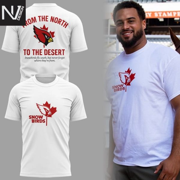 Arizona Cardinals From The North To The Desert 3D T-Shirt