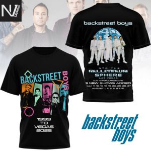 Backstreet Boys Into The Millennium Sphere 3D T-Shirt