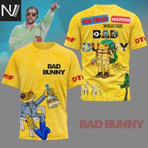 Bad Bunny Debi Tirar Mas Fotos Signature 3D T-Shirt