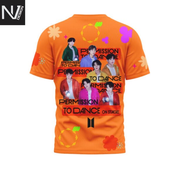 BTS Permission To Dance 3D T-Shirt