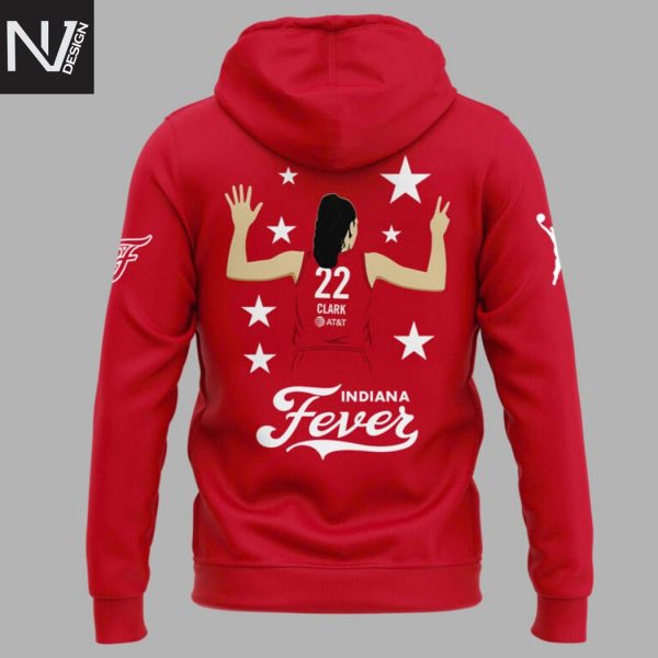 Caitlin Clark Indiana Fever 2025 Red Hoodie