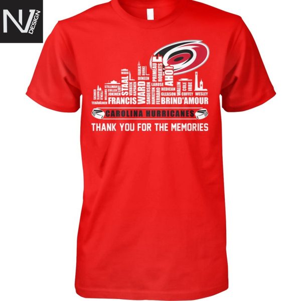 Carolina Hurricanes Thank You For The Memories Unisex T-Shirt