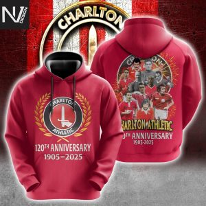 Charlton Athletic F.C. 120th Anniversary 1905-2025 Hoodie