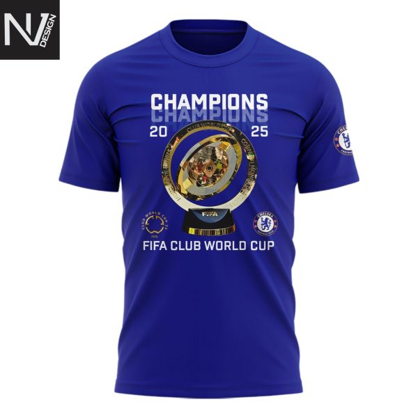 Chelsea 2025 Champions FIFA Club World Cup 3D T-Shirt