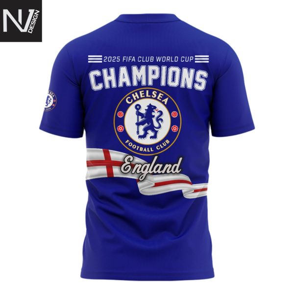Chelsea 2025 Champions FIFA Club World Cup 3D T-Shirt