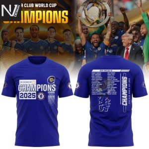 Chelsea Champions FIFA Club World Cup 2025 3D T-Shirt