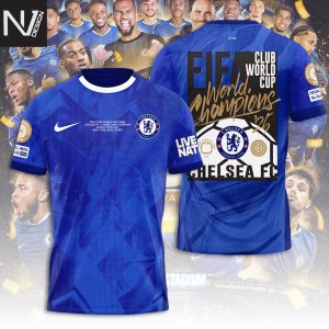 Chelsea Club World Cup 2025 World Champions 3D T-Shirt
