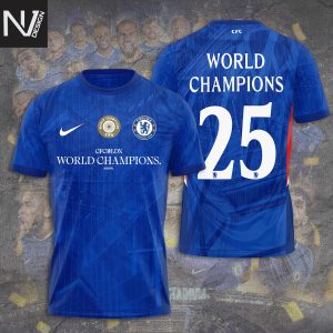 Chelsea First Europe, Now The World Champions 3D T-Shirt