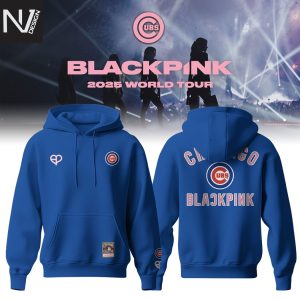 Chicago Cubs x BlackPink 2025 Deadline World Tour Hoodie