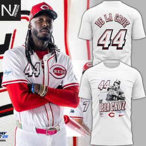 Cincinnati Reds Elly De La Cruz 2025 Speedway 3D T-Shirt