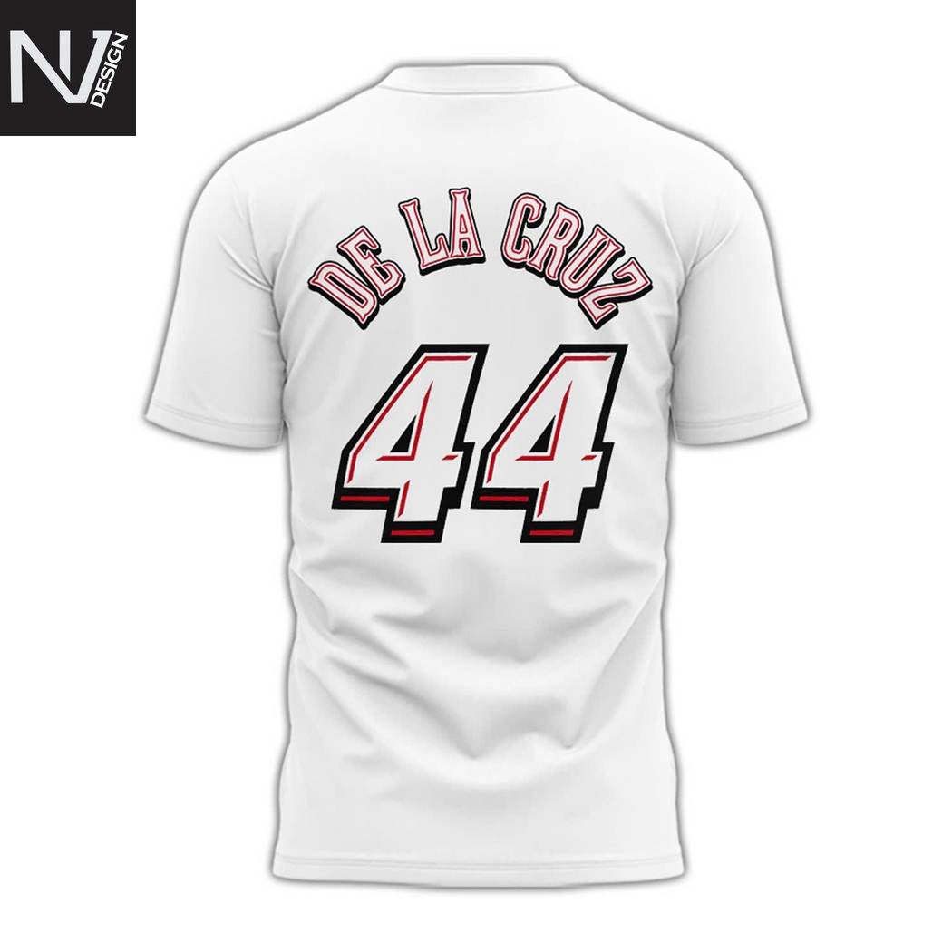 Cincinnati Reds Elly De La Cruz 2025 Speedway 3D T-Shirt Cincinnati Reds Elly De La Cruz 2025 Speedway 3D T-Shirt