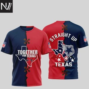 Dallas Cowboys x Houston Texans Together For Texas 3D T-Shirt