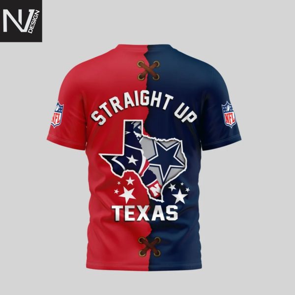 Dallas Cowboys x Houston Texans Together For Texas 3D T-Shirt