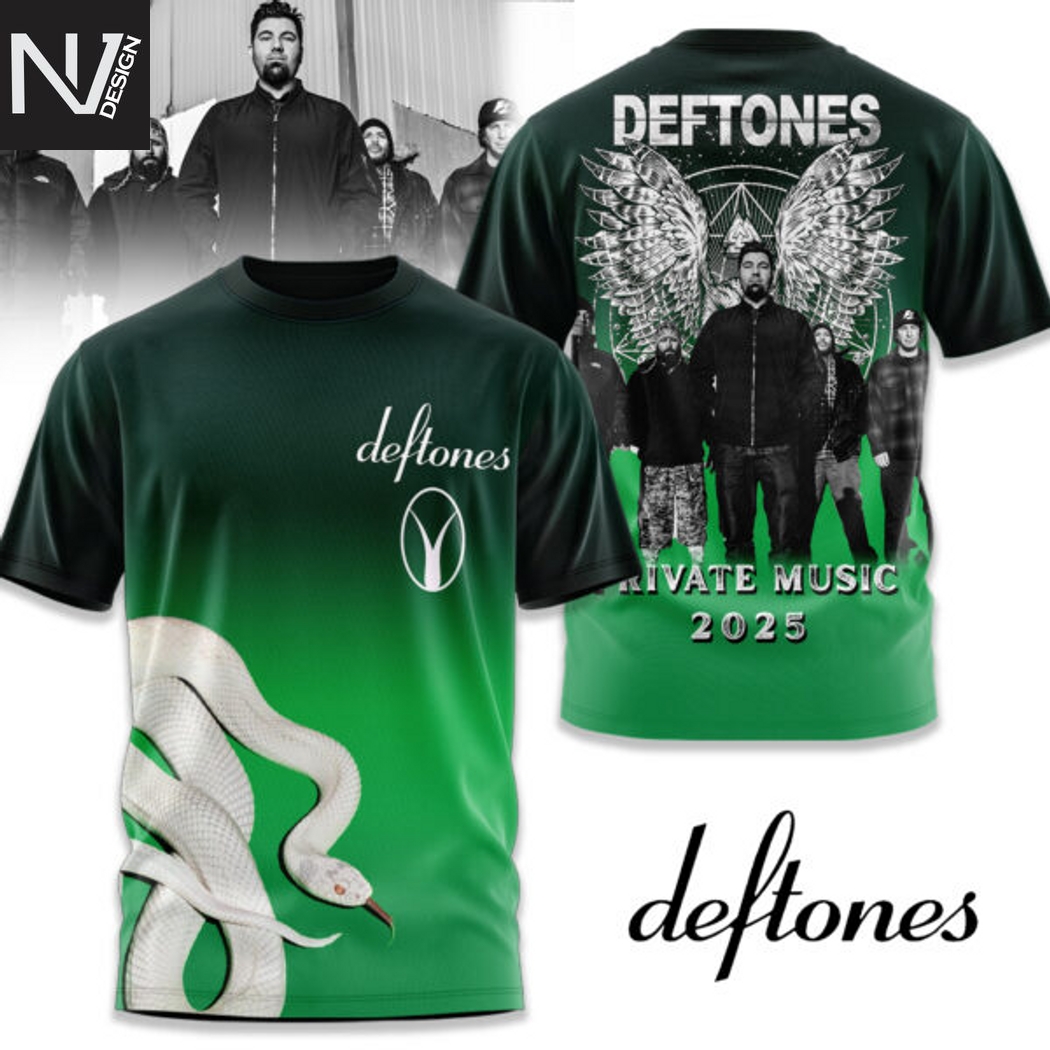 Deftones Private Music 2025 3D T-Shirt Deftones Private Music 2025 3D T-Shirt