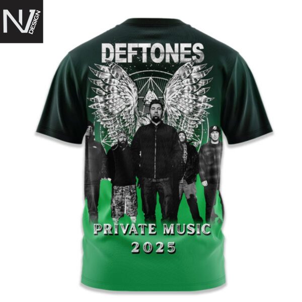 Deftones Private Music 2025 3D T-Shirt