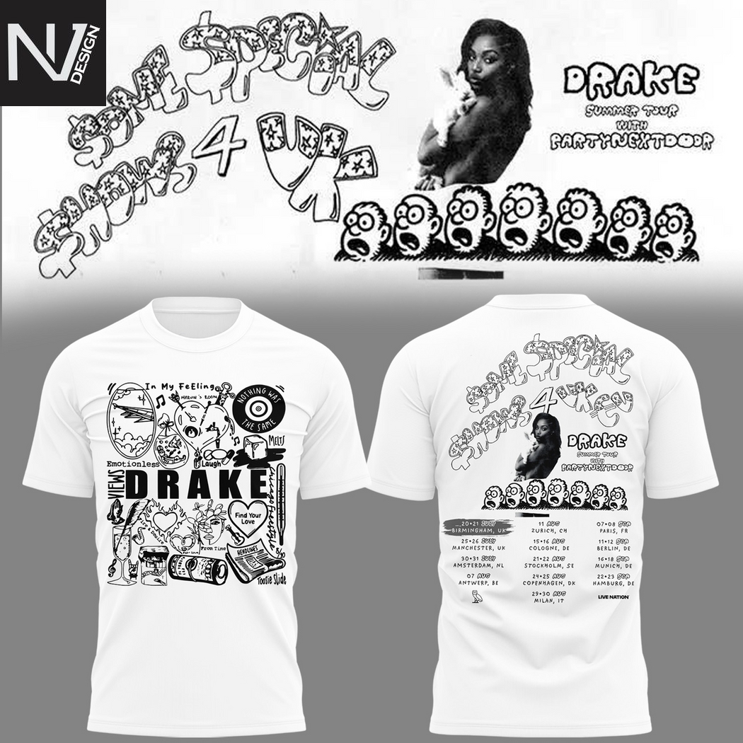 Drake Summer Tour to Birmingham 2025 3D T-Shirt Drake Summer Tour to Birmingham 2025 3D T-Shirt