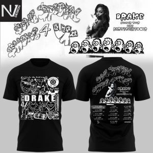 Drake Summer Tour to Birmingham 2025 3D T-Shirt – Black