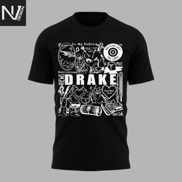 Drake Summer Tour to Birmingham 2025 3D T-Shirt – Black
