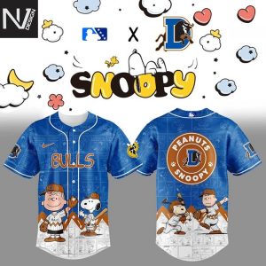 Durham Bulls x Peanuts Snoopy Baseball Jersey
