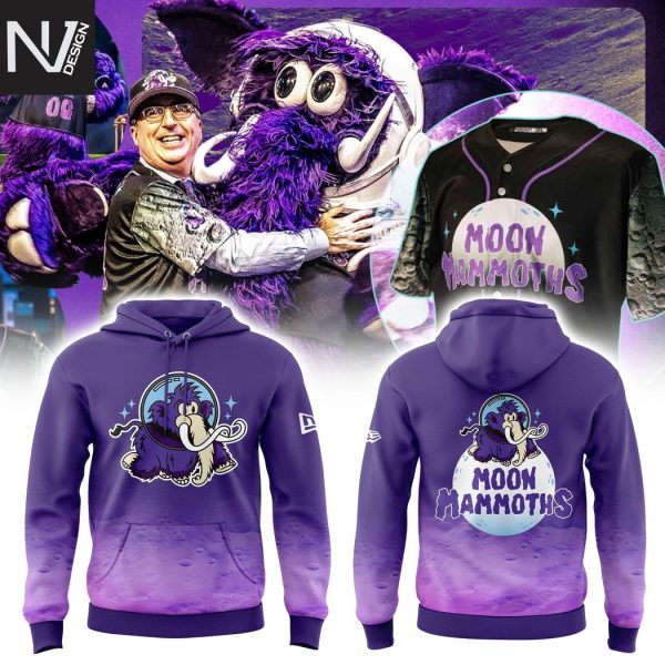 Erie SeaWolves BR Moon Mammoths Hoodie – Purple