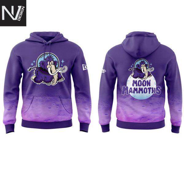 Erie SeaWolves BR Moon Mammoths Hoodie – Purple