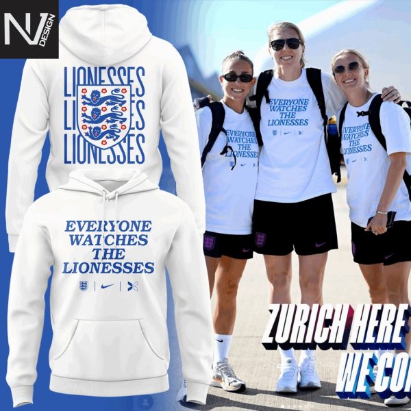 Everyone Watches The Lionesses 2025 Hoodie