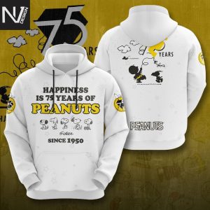 Happiness Is 75 Years Of Peanuts Since 1950 Hoodie