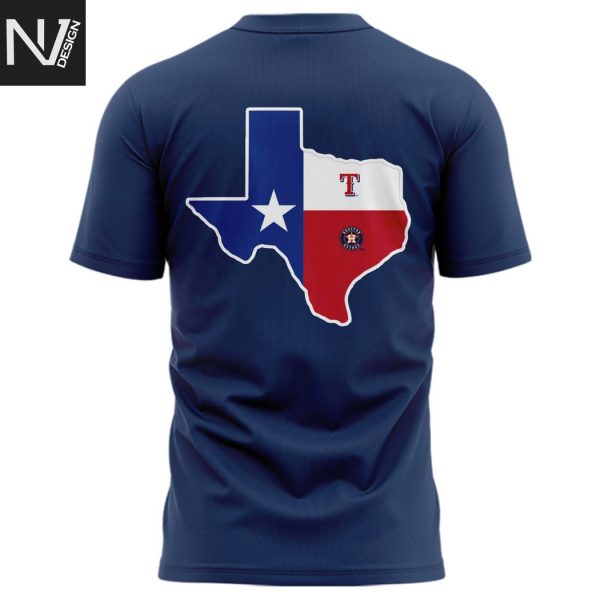 Houston Astros Together For Texas 2025 3D T-Shirt – Blue
